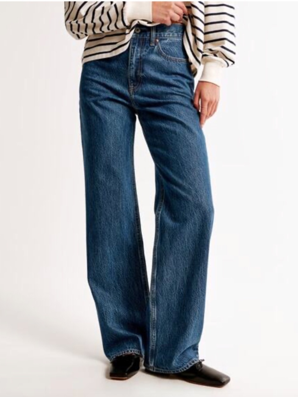 Abercrombie the High Rise Loose Jean